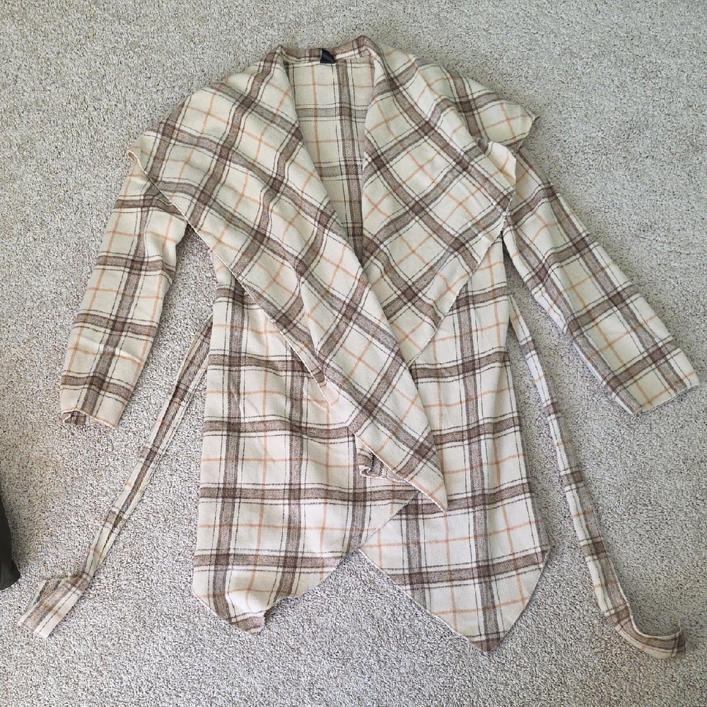 Belted Poncho Type Jacket - Brand New